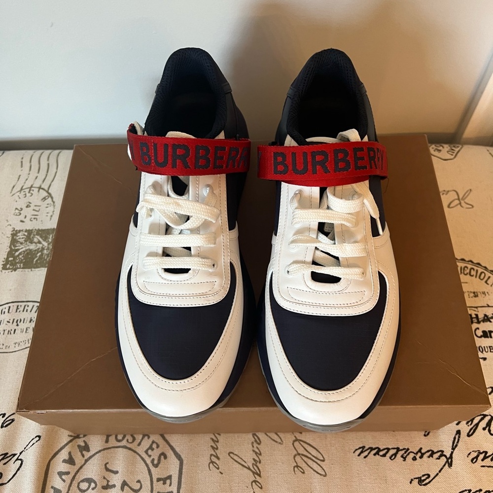 Burberry sneakers. Excellent condition. Must go.